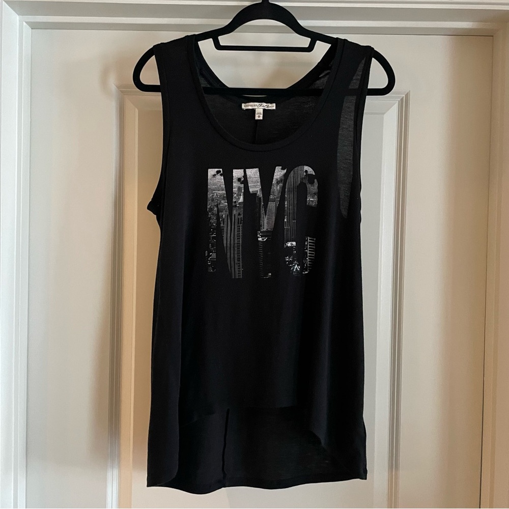 Express OneEleven NYC high-low lounge tank (Size M)